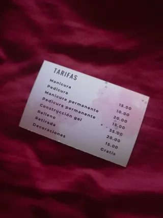 Manicurista a Domicilio.