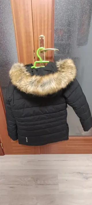 Abrigo Geographical Norway Negro Nuevo