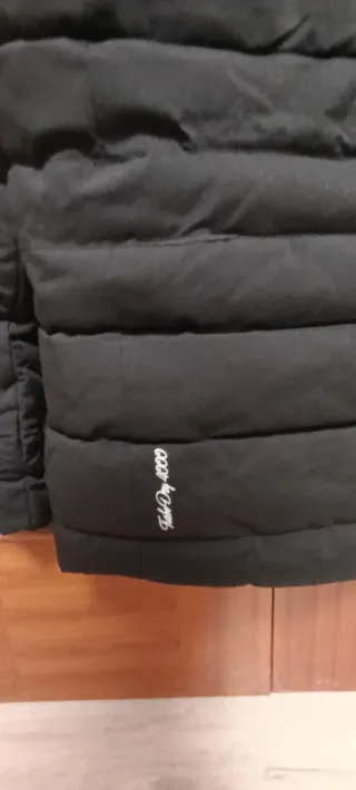 Abrigo Geographical Norway Negro Nuevo