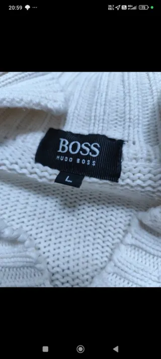 Maglione Hugo Boss Beige Uomo