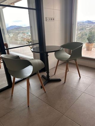 2 Sillas Comedor Cocina Verde