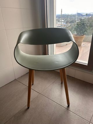2 Sillas Comedor Cocina Verde