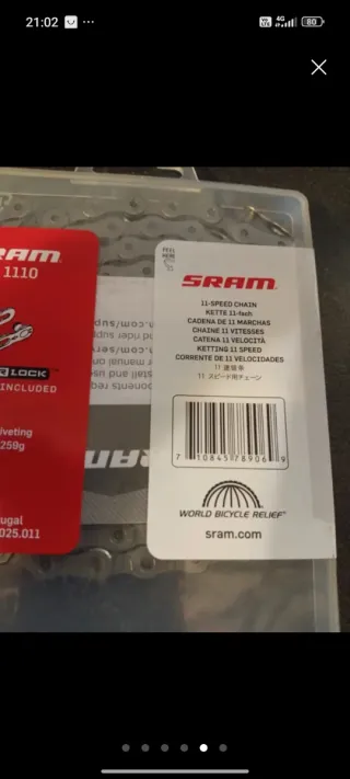 Catena SRAM PC 1110 11v 114L PowerLock