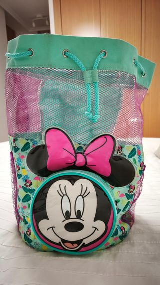 Mochila Infantil Minnie Mouse Piscina/Playa