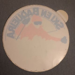 ADESIVO VINTAGE SKI EN BAQUEIRA