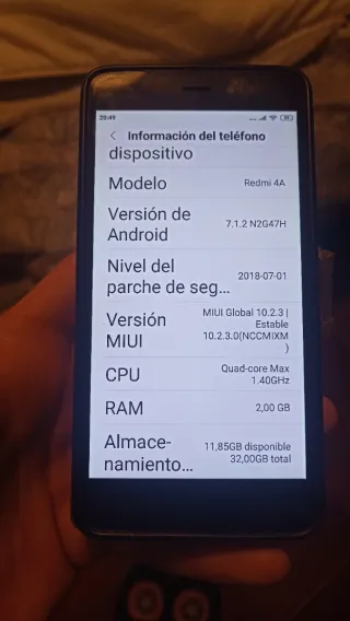 Xiaomi Redmi 4A Negro