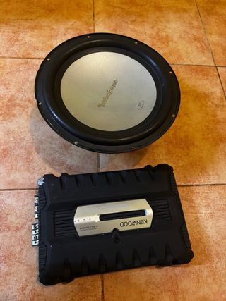Subwofer rocksford fosgate + Etapa de regalo.