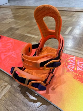 Tabla Snowboard con Fijaciones