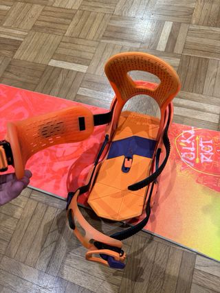 Tabla Snowboard con Fijaciones