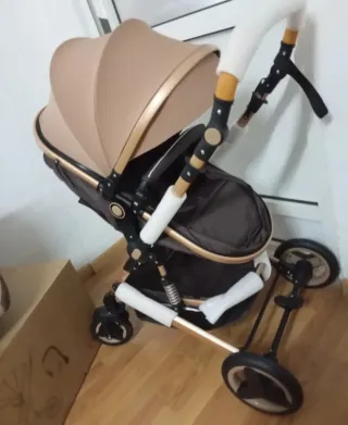 Cochecito y silla de coche para bebé