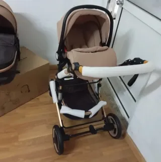 Cochecito y silla de coche para bebé