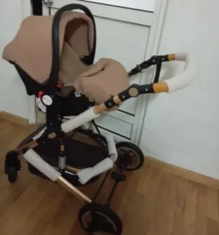 Cochecito y silla de coche para bebé