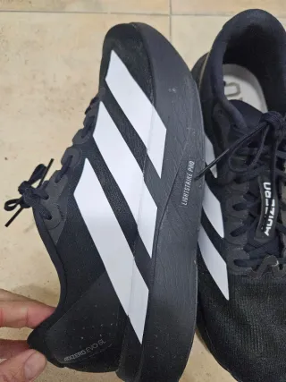 Zapatillas Adidas Adizero EVO SL Talla 45.5 Negras