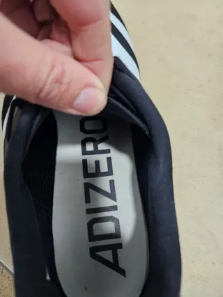 Zapatillas Adidas Adizero EVO SL Talla 45.5 Negras