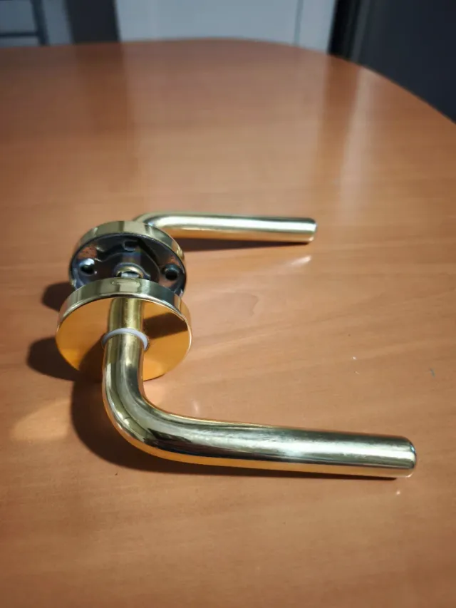 2 Juegos Manillas Puerta URFIC Latón Forjado