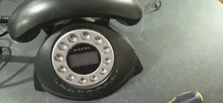 Teléfono fijo Alcatel negro