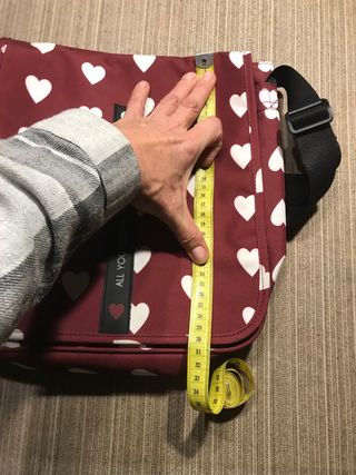 Bolso Moos Corazones Buedeos y Blanco