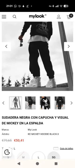 Sudadera oversize Kleidermafia Mickey Mouse