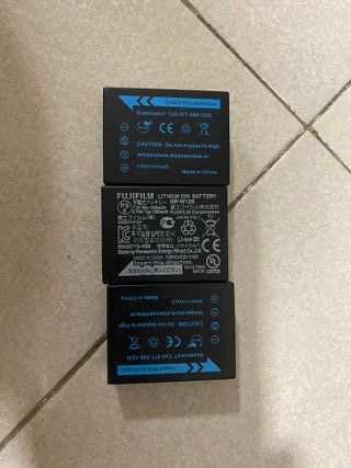 Baterías Fujifilm (3 uds)