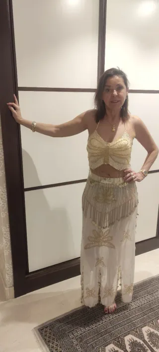 Vestido Danza del Vientre 2 Piezas Top y Falda