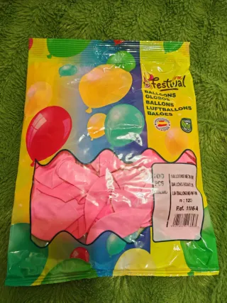 100 Globos de Látex Colores Surtidos