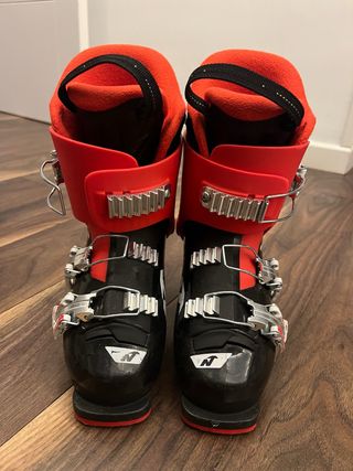 Botas de esquí Nordica Negras y Rojas niño