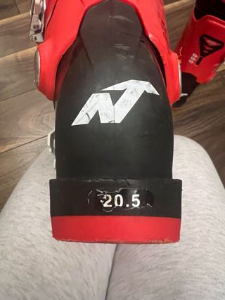 Botas de esquí Nordica Negras y Rojas niño