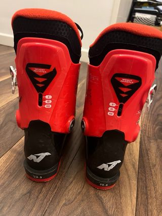 Botas de esquí Nordica Negras y Rojas niño