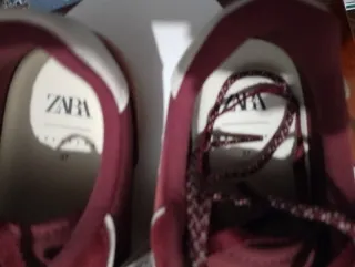 Zapatillas Zara Burdeos Talla 37
