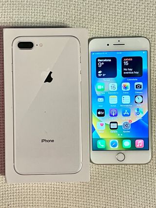 iPhone 8 Plus blanco Caja Original como nuevo