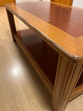 Mesa de centro de madera maciza