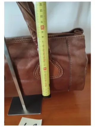 Borsa Artigianale Vera Pelle Marrone