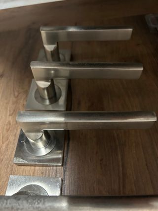 Manetas de puerta de acero inoxidable