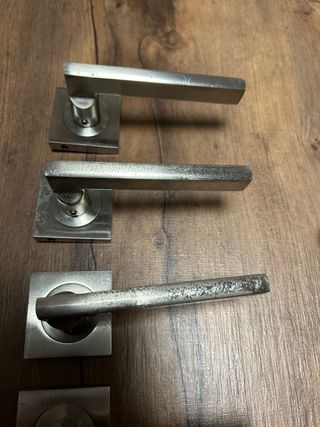 Manetas de puerta de acero inoxidable