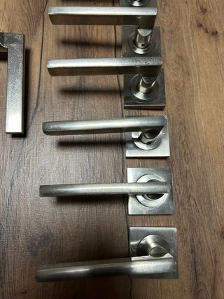 Manetas de puerta de acero inoxidable