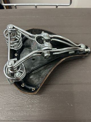 Sillín Bici Vintage Cuero Negro Brooks