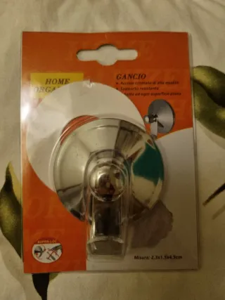 Gancio Home Organiser Acciaio Cromato