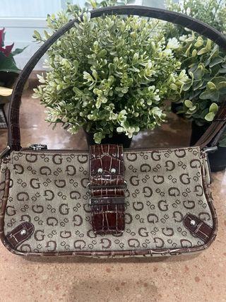 Bolso Guess Beige y Marrón