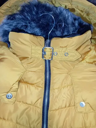 Chaquetón New Look Mostaza Talla 36 S