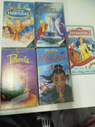 5 Cintas Disney VHS (Español)
