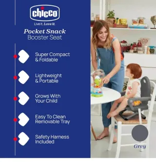 Chicco Pocket Snack Alzador de Silla para Niños