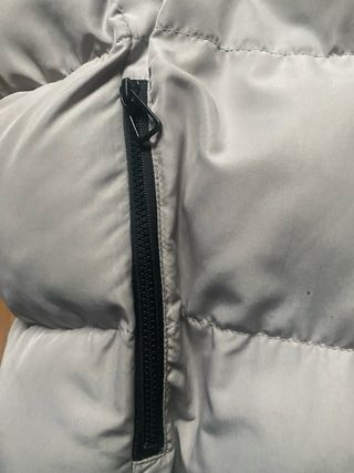 Colete acolchoado Zara cinzento