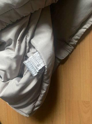 Colete acolchoado Zara cinzento