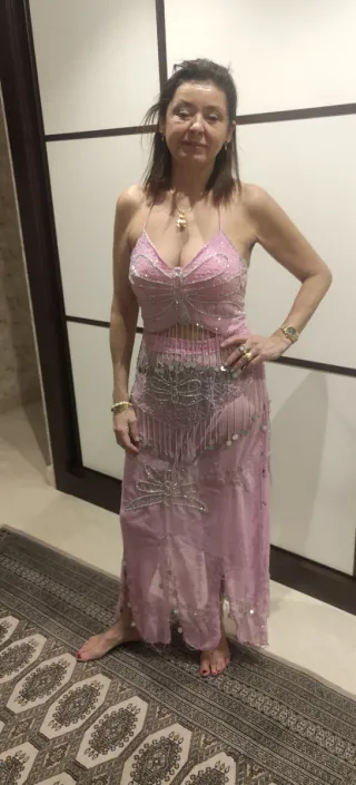 Vestido Danza Vientre 2 Piezas Top y Falda