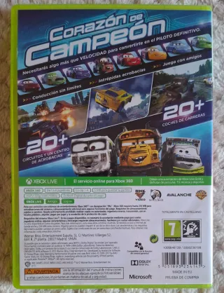 🇪🇸 Videojuego Xbox 360 Cars 3: Hacia la Victoria