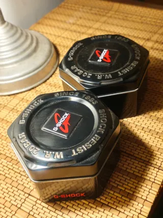2 Caja Metálica G-Shock