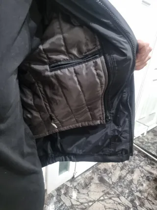 Chaqueta Moto Mujer Negra