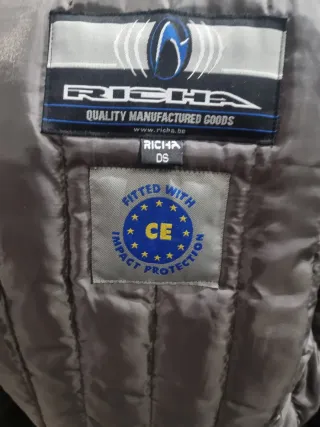 Chaqueta Moto Mujer Negra