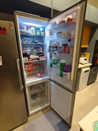 Nevera Combi LG Acero Inoxidable