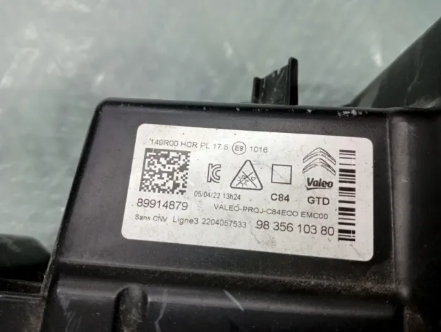 FARO IZQUIERDO LED CITROEN C5 AIRCROSS 22 TOQUE